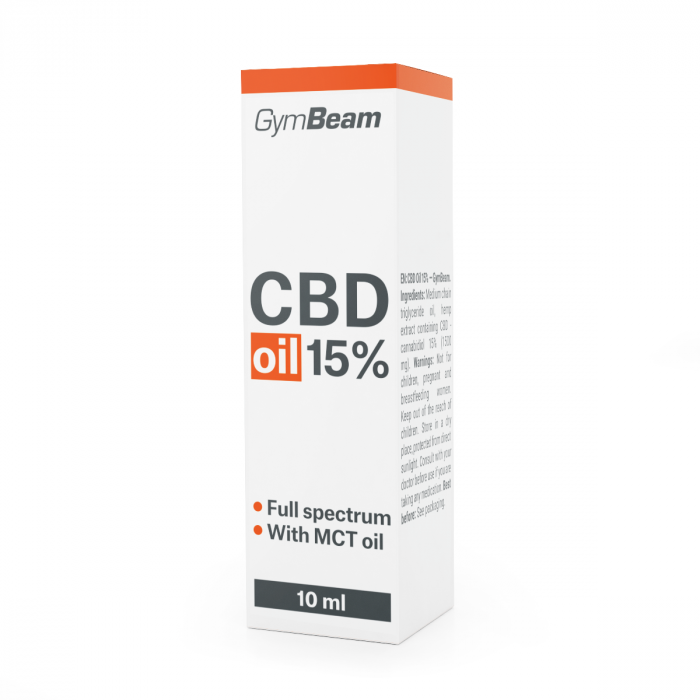 15% CBD oil 10 ml - GymBeam 10 ml