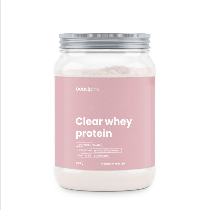 Clear Whey Protein - BeastPink - GymBeam 500 g - strawberry lemonade