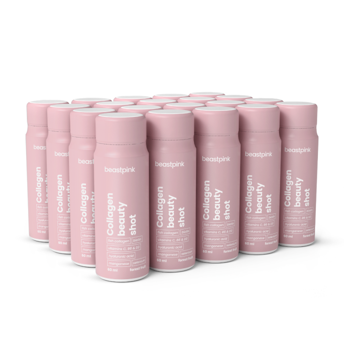 Collagen Beauty Shot - BeastPink 60 ml - forest fruit