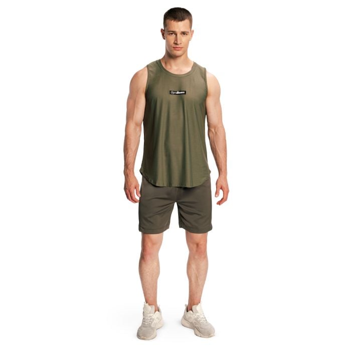 Combat Boxing Shorts Olive Grey - GymBeam XXL