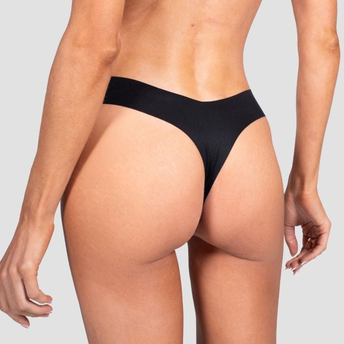 Comfy Seamless Bottoms 3Pack Black - GymBeam XXL