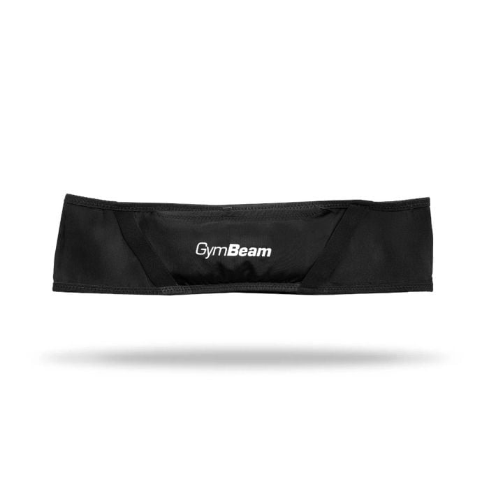 Compact Running Belt Black - GymBeam L