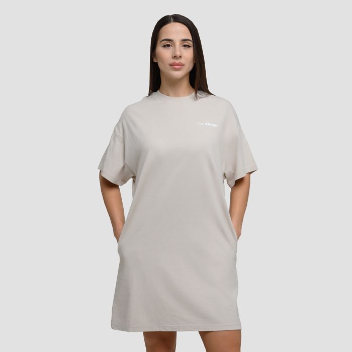 Women‘s Agile T-Shirt Dress Desert - GymBeam XL