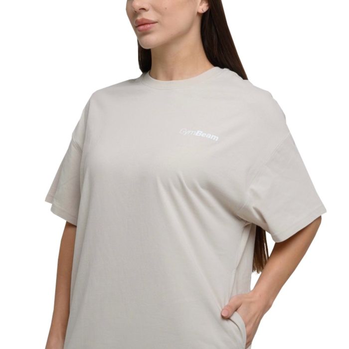 Women‘s Agile T-Shirt Dress Desert - GymBeam XL