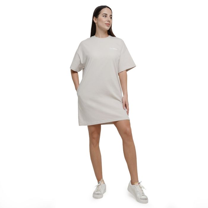 Women‘s Agile T-Shirt Dress Desert - GymBeam XL