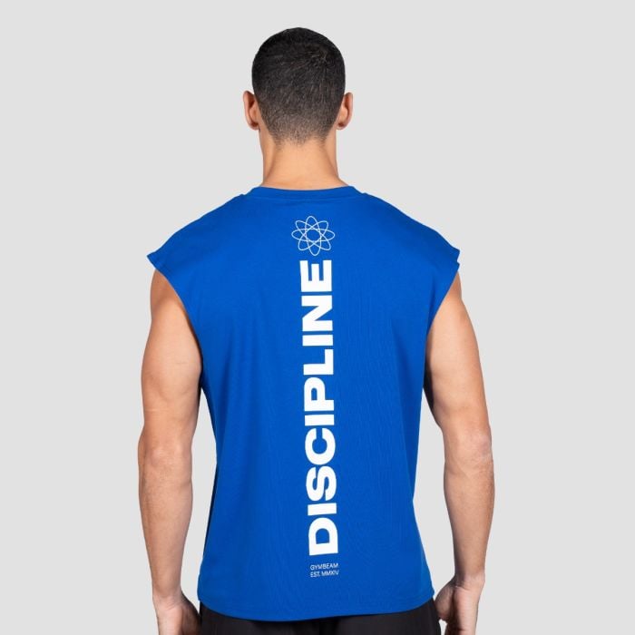 Discipline Tanktop Blue - GymBeam XXL