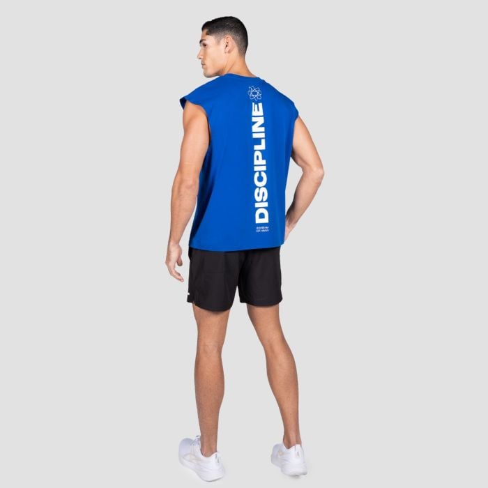 Discipline Tanktop Blue - GymBeam XXL