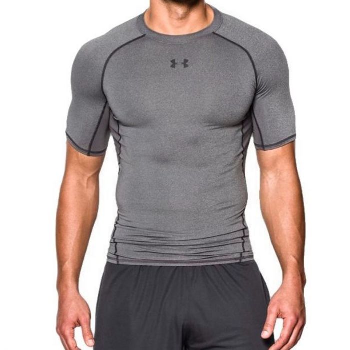 Compression T-shirt HG Armour SS Grey - Under Armour