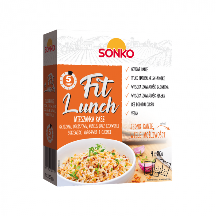 Fit Lunch mix of groats with red lentils - SONKO