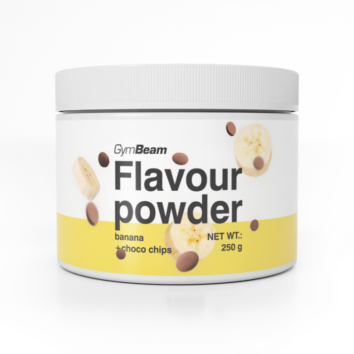 Flavour powder - GymBeam 250 g - cookies & cream with choco chips