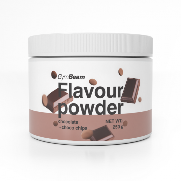 Flavour powder - GymBeam 250 g - cookies & cream with choco chips