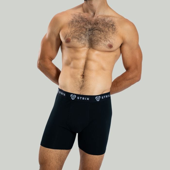Men‘s Essential Boxers 2Pack Black - STRIX XL