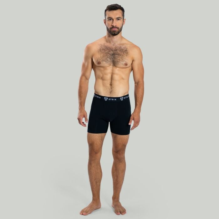Men‘s Essential Boxers 2Pack Black - STRIX XL