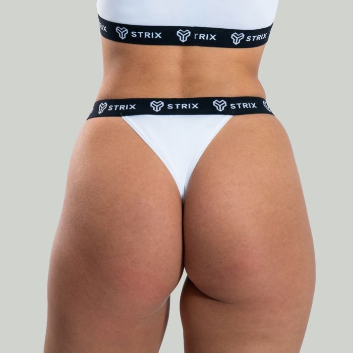 Essential Thongs 2Pack White - STRIX M