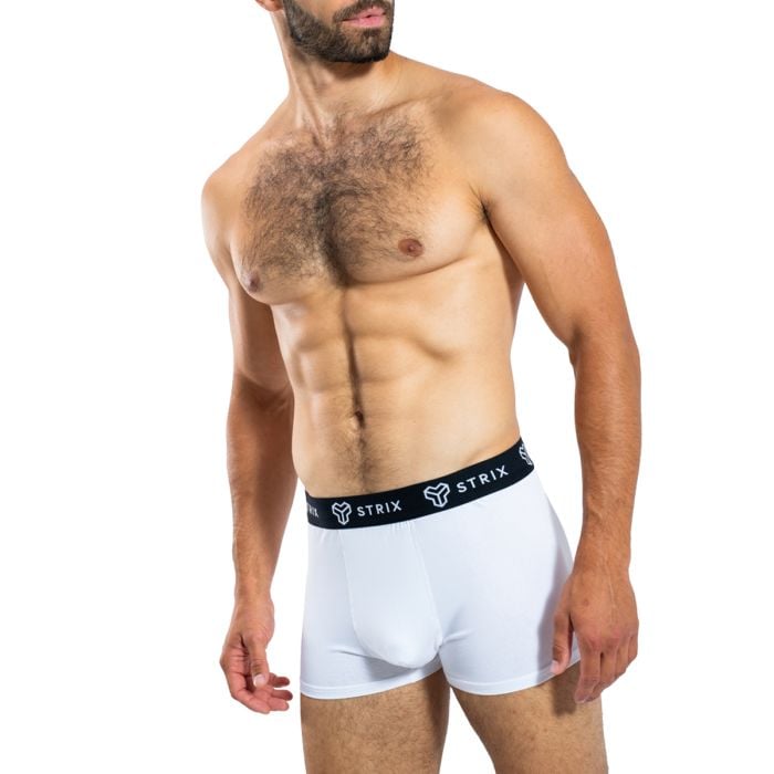 Men‘s Essential Trunks 2Pack White - STRIX L