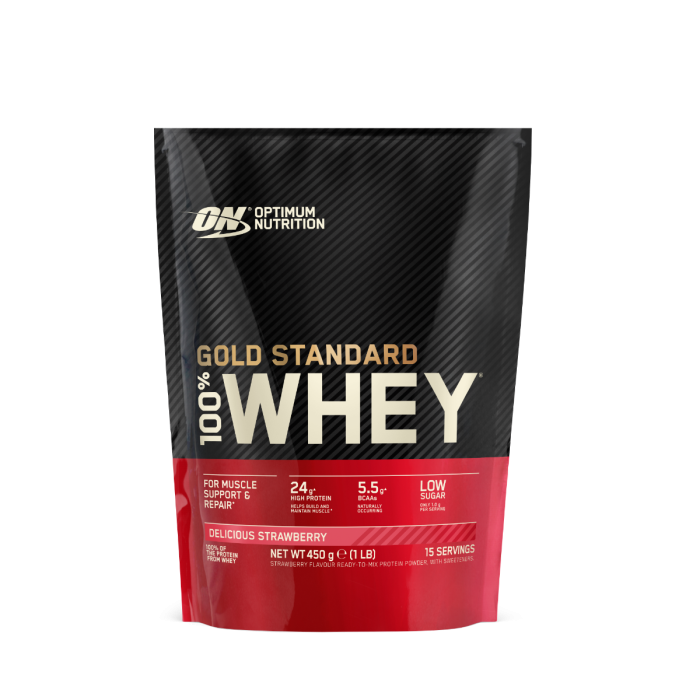 100% Whey Gold Standard - Optimum Nutrition 450 g - strawberry