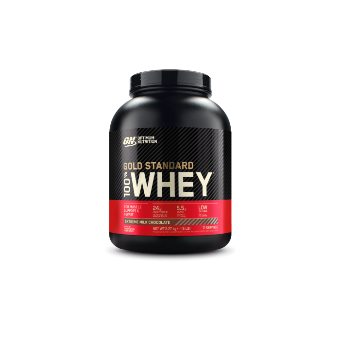 100% Whey Gold Standard - Optimum Nutrition 2250 g - extreme milk chocolate