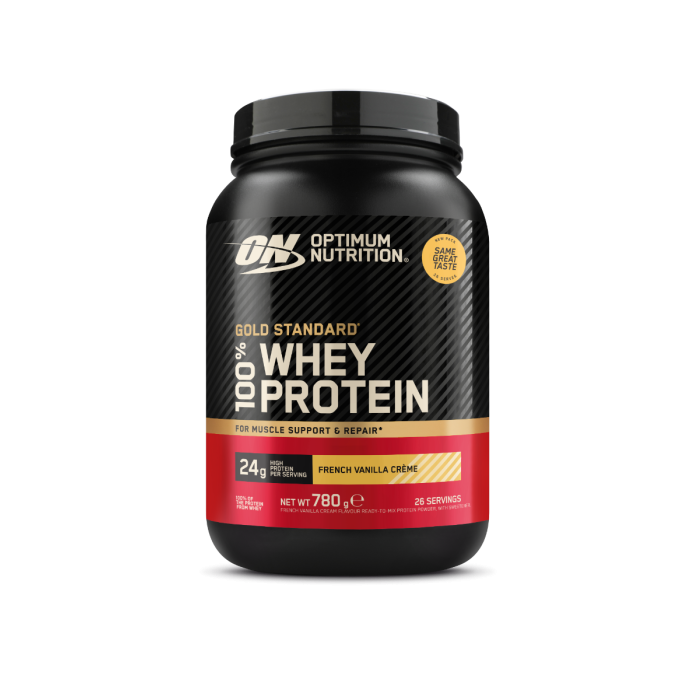 100% Whey Gold Standard - Optimum Nutrition 768 g - french vanilla creme