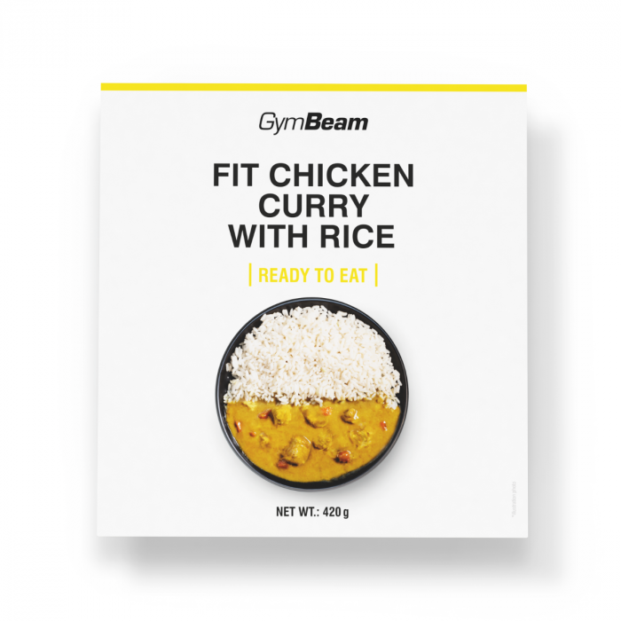 FIT Chicken curry with rice Ready to eat - GymBeam