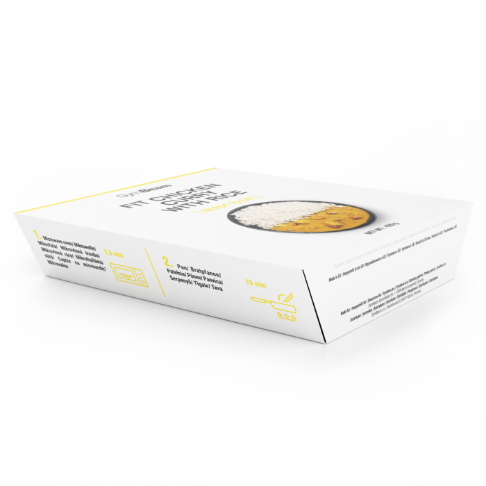 FIT Ready to Eat Chicken Curry with Rice - GymBeam 420 g