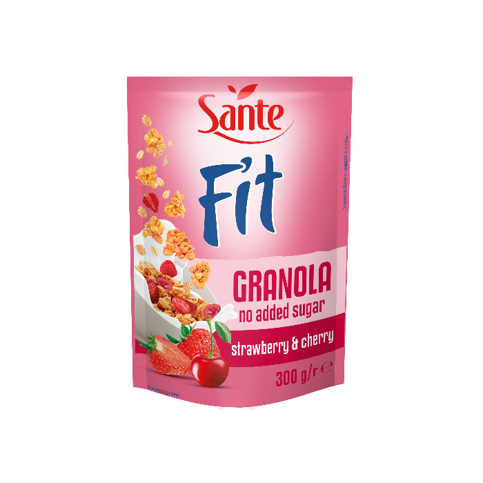 Fit Granola - Sante strawberry cherry - 300 g