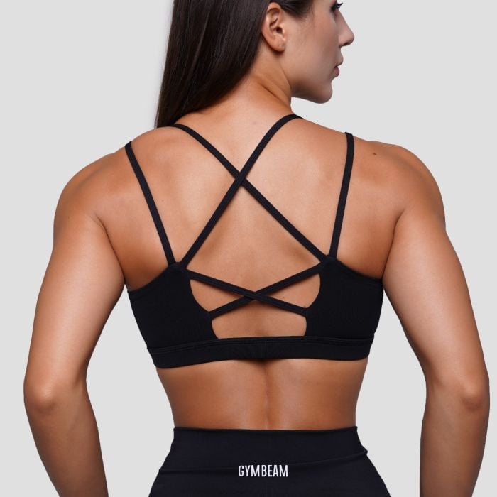 FIT Sports Bra Black - GymBeam L