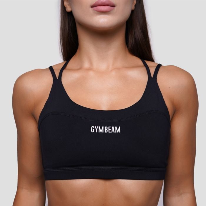 FIT Sports Bra Black - GymBeam L