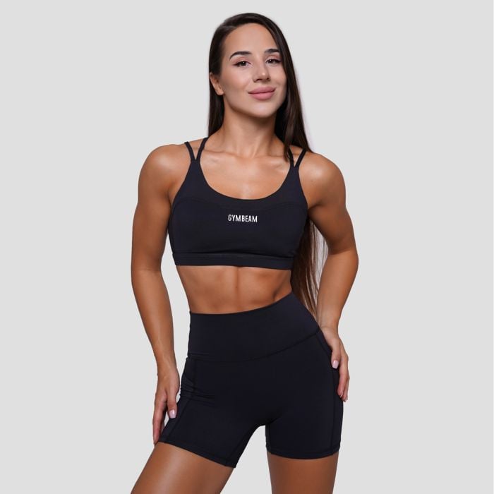 FIT Sports Bra Black - GymBeam L