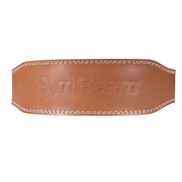 Full Leather Fitness Belt Brown - GymBeam M