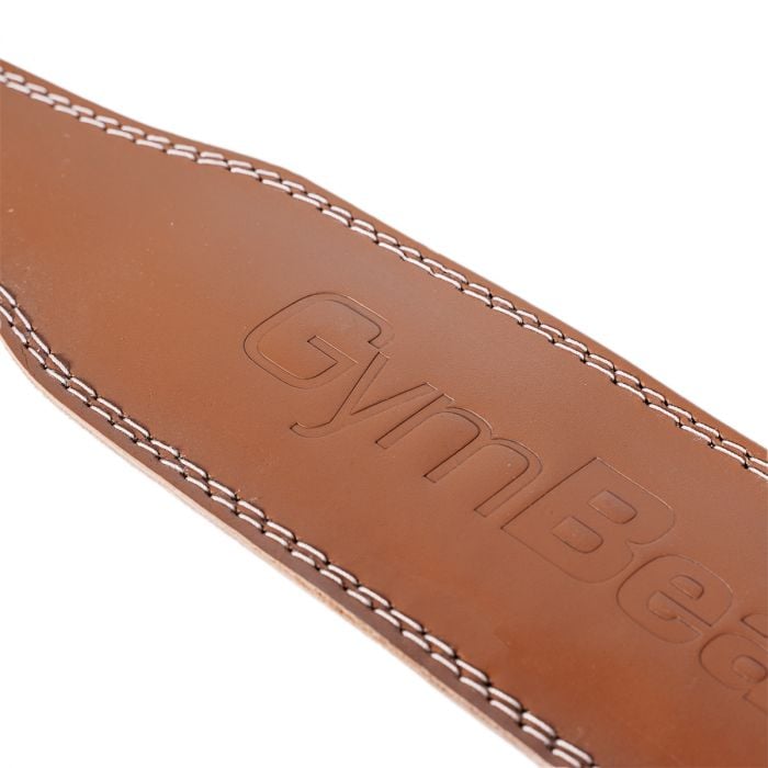 Full Leather Fitness Belt Brown - GymBeam M