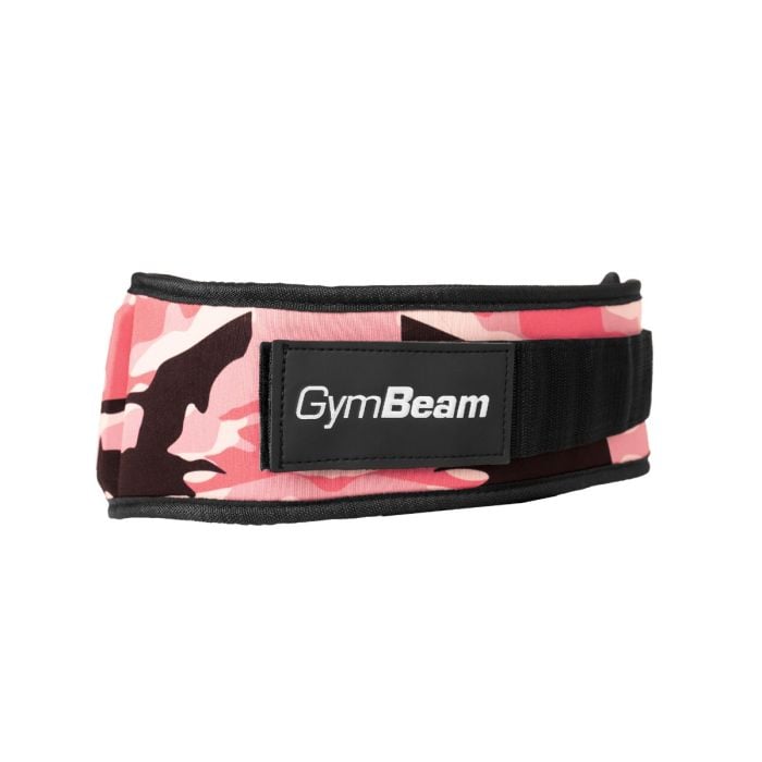 Women‘s Fitness Belt Pink Camo - GymBeam L