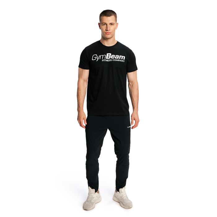 Fitness T-Shirt Black - GymBeam L