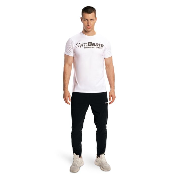 Fitness T-Shirt White - GymBeam XL