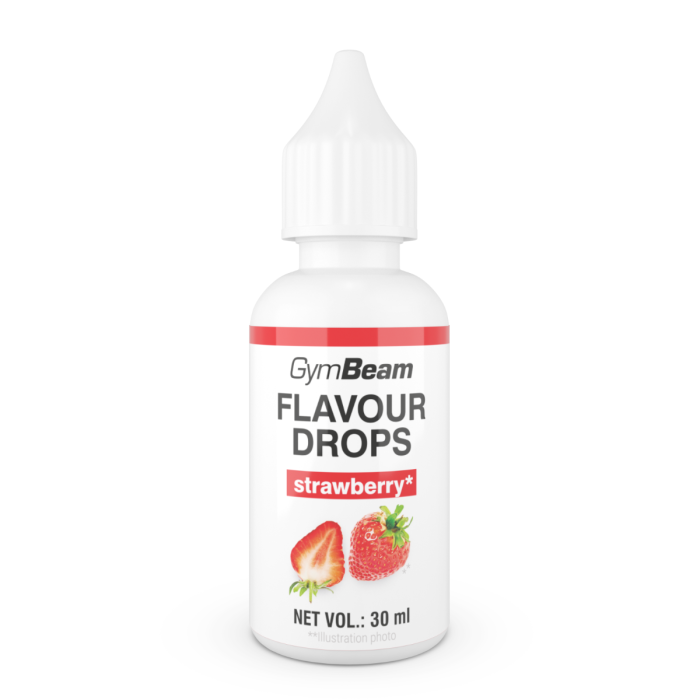Flavour Drops - GymBeam 30 ml - strawberry