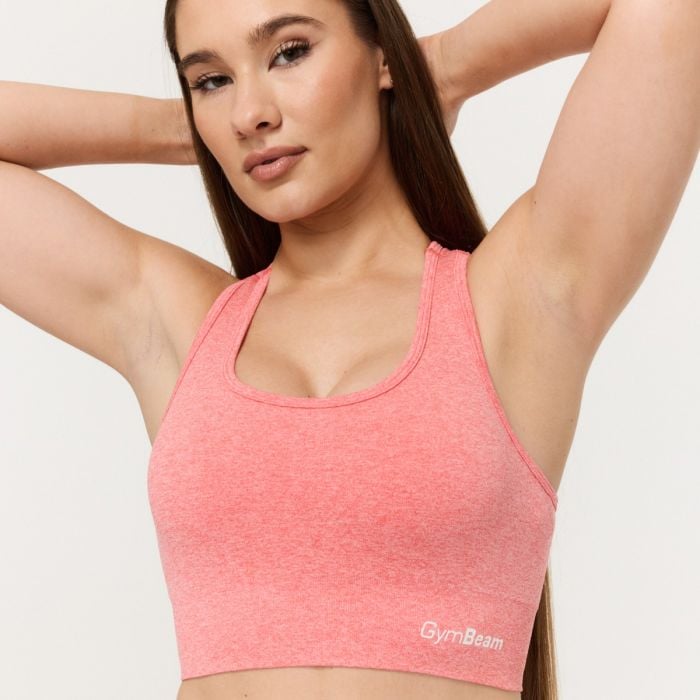 FLO Sports Bra Coral - GymBeam S
