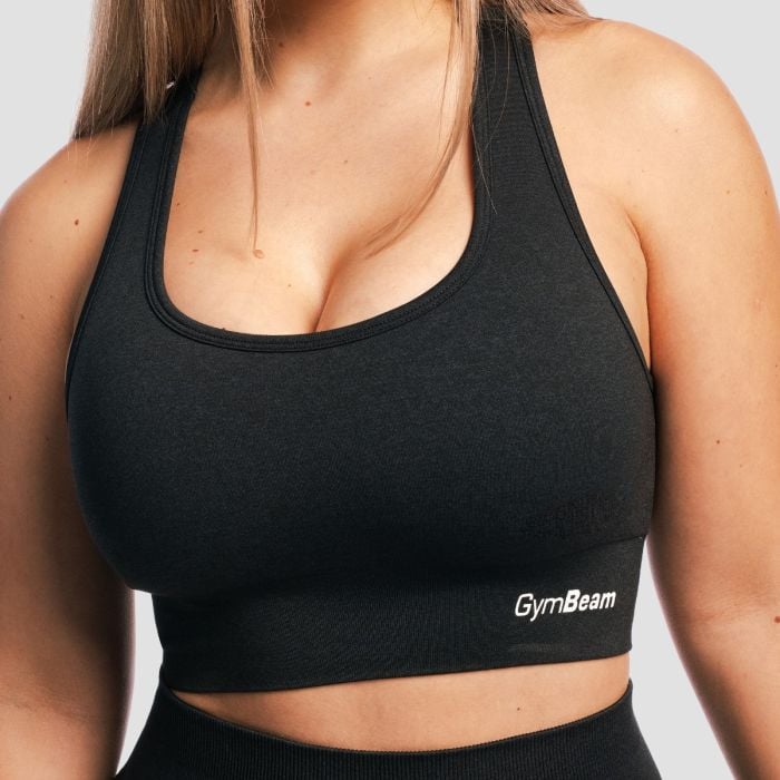 FLO Sports Bra Graphite - GymBeam XL