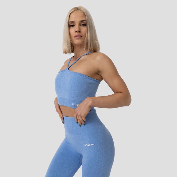 Sportski halter top FLO Blue - GymBeam XL
