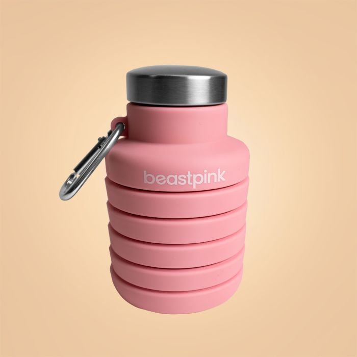 Collapsible Water Bottle Pink 500 ml - BeastPink single_variant