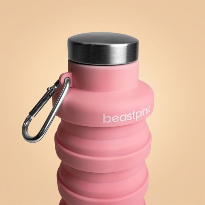 Collapsible Water Bottle Pink 500 ml - BeastPink single_variant