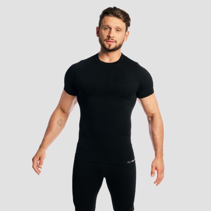 Fuse T-shirt Black - GymBeam L