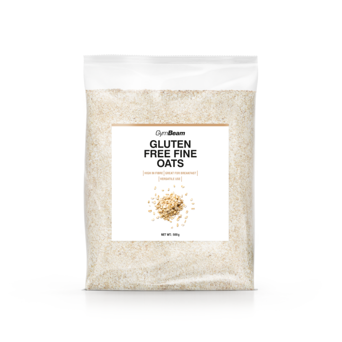 Gluten-Free Fine Oats - GymBeam 1000 g