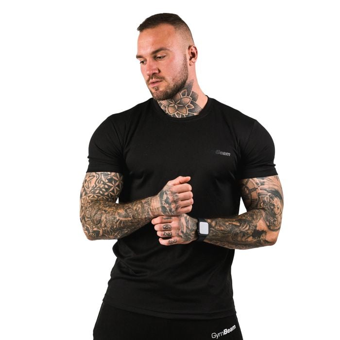 Men‘s TRN T-Shirt Black - GymBeam L