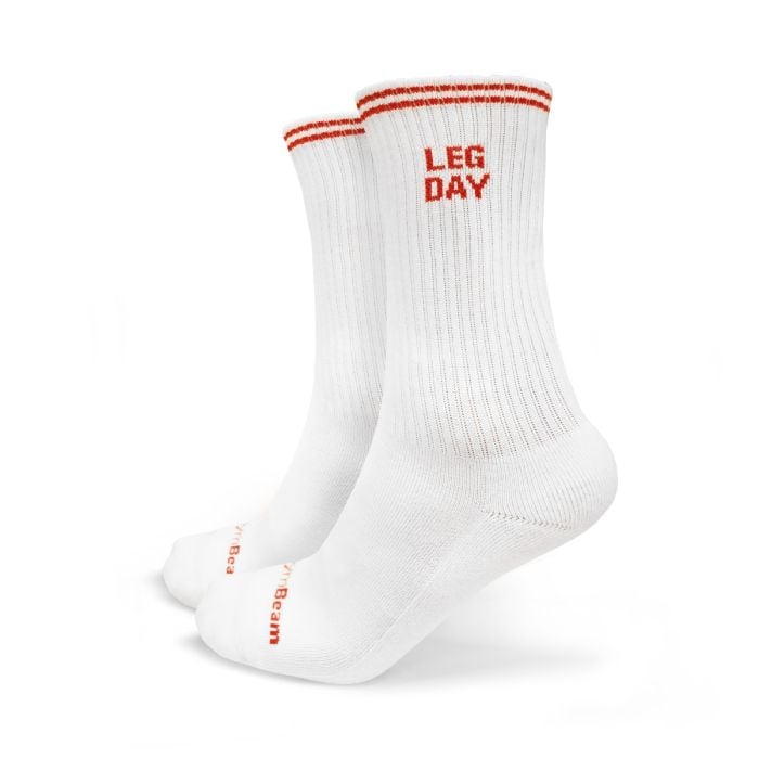 GymRat Socks 3Pack White - GymBeam M