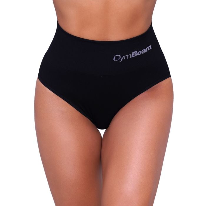 Highrise Briefs 2Pack Black - GymBeam S