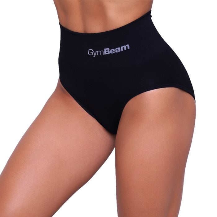Highrise Briefs 2Pack Black - GymBeam S