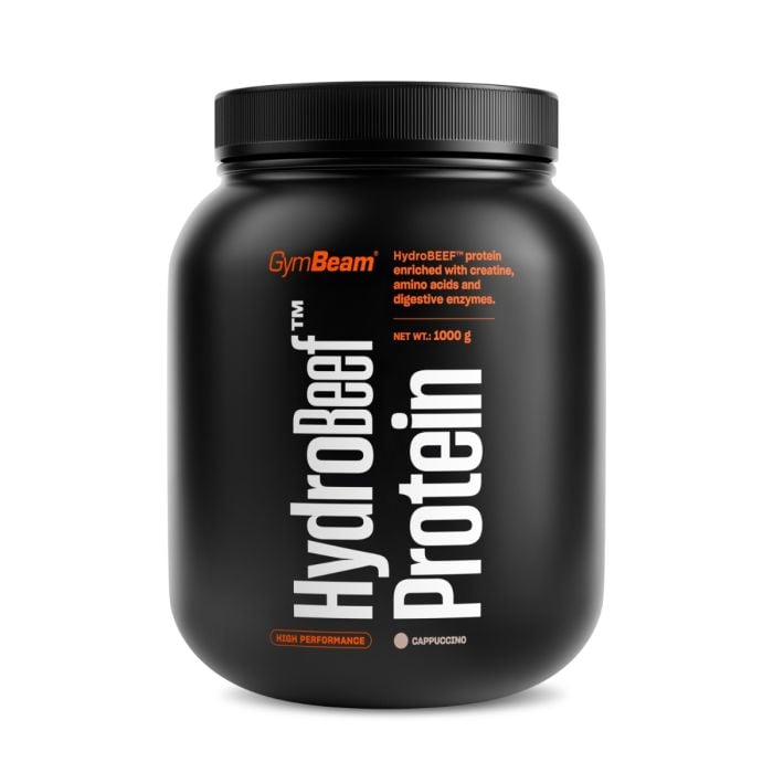 HydroBeef™ Protein - GymBeam 1000 g - cappuccino
