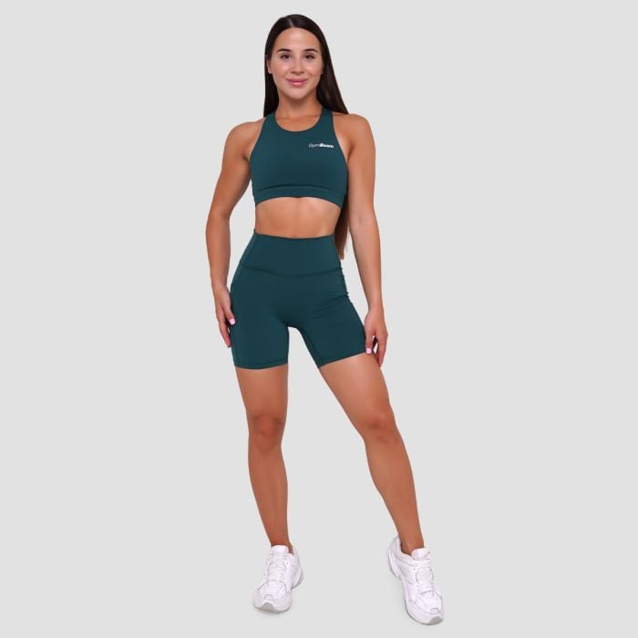 Ignite Sports Bra Dark Green - GymBeam L
