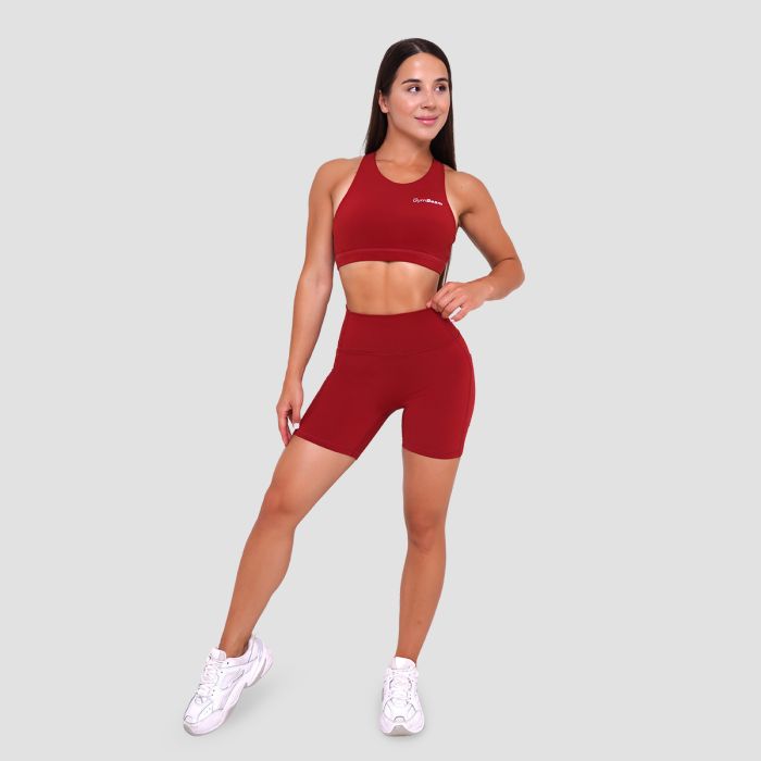 Ignite Sports Bra Dark Red - GymBeam S