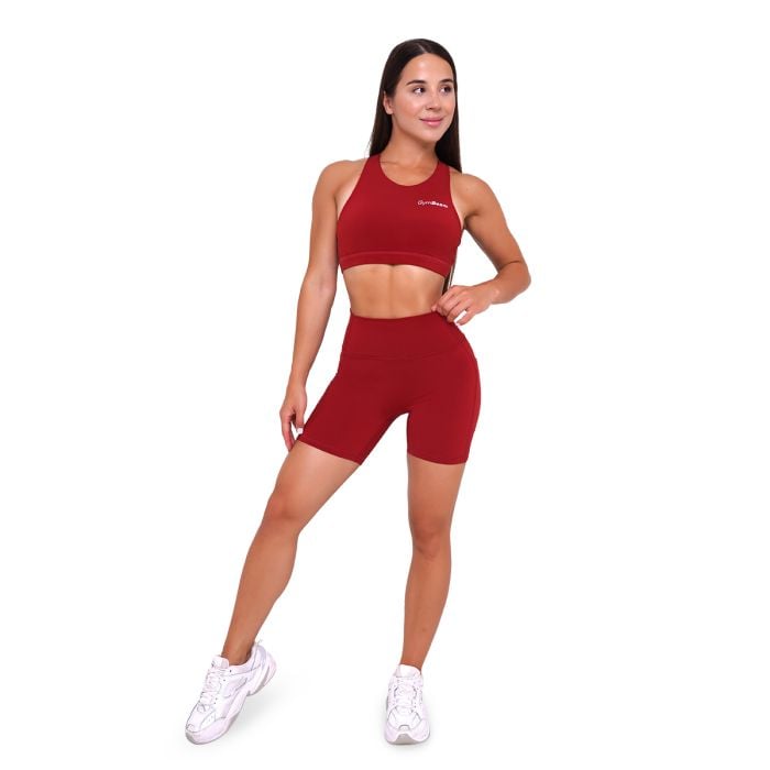 Ignite Sports Bra Dark Red - GymBeam S
