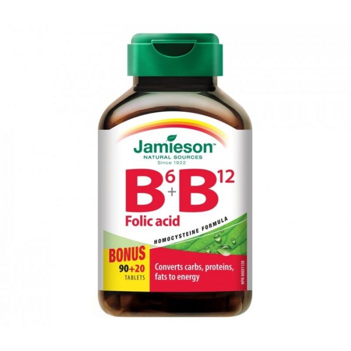 Vitamin B6 + B12 + Folic Acid - Jamieson 